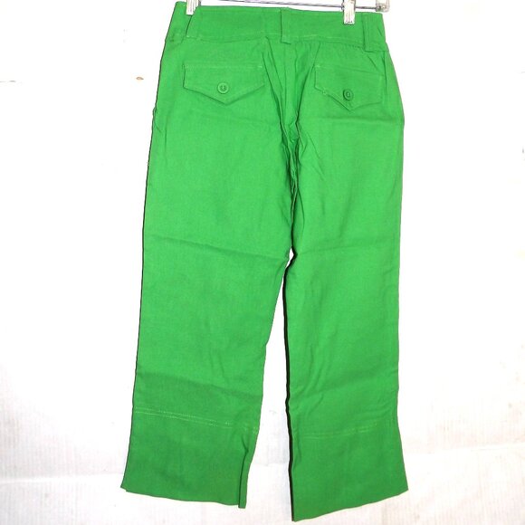 Ponny Tail Green Capri Pants Women's Size Small - Picture 2 of 2